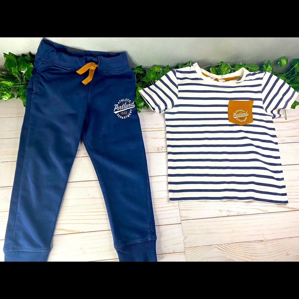 Boys Tee and sweatpants set - 2-4y